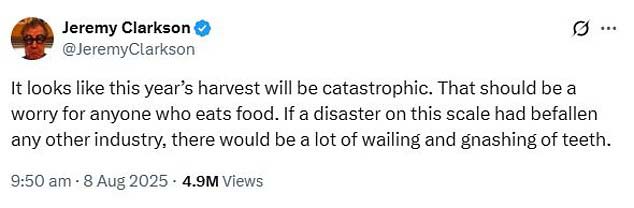 Oh, Jeremy. We all adore him, the pompous baritone, the deadpan wit, and that slightly feral Yorkshire charm. Plus the man who taught the world that farming wasn’t just admiration-worthy, it was uncomfortably gruelling.