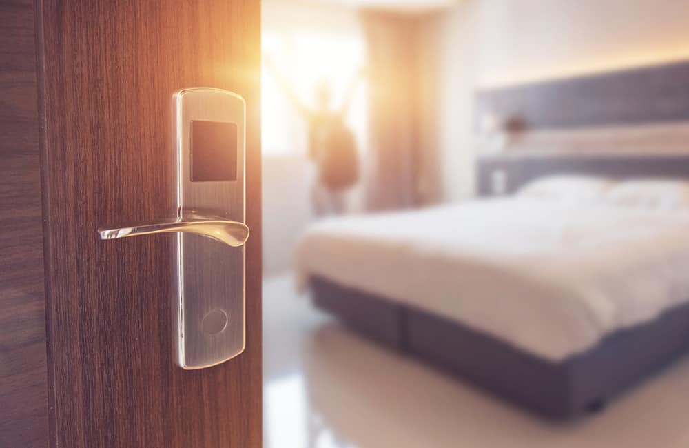 Hotel Room Door