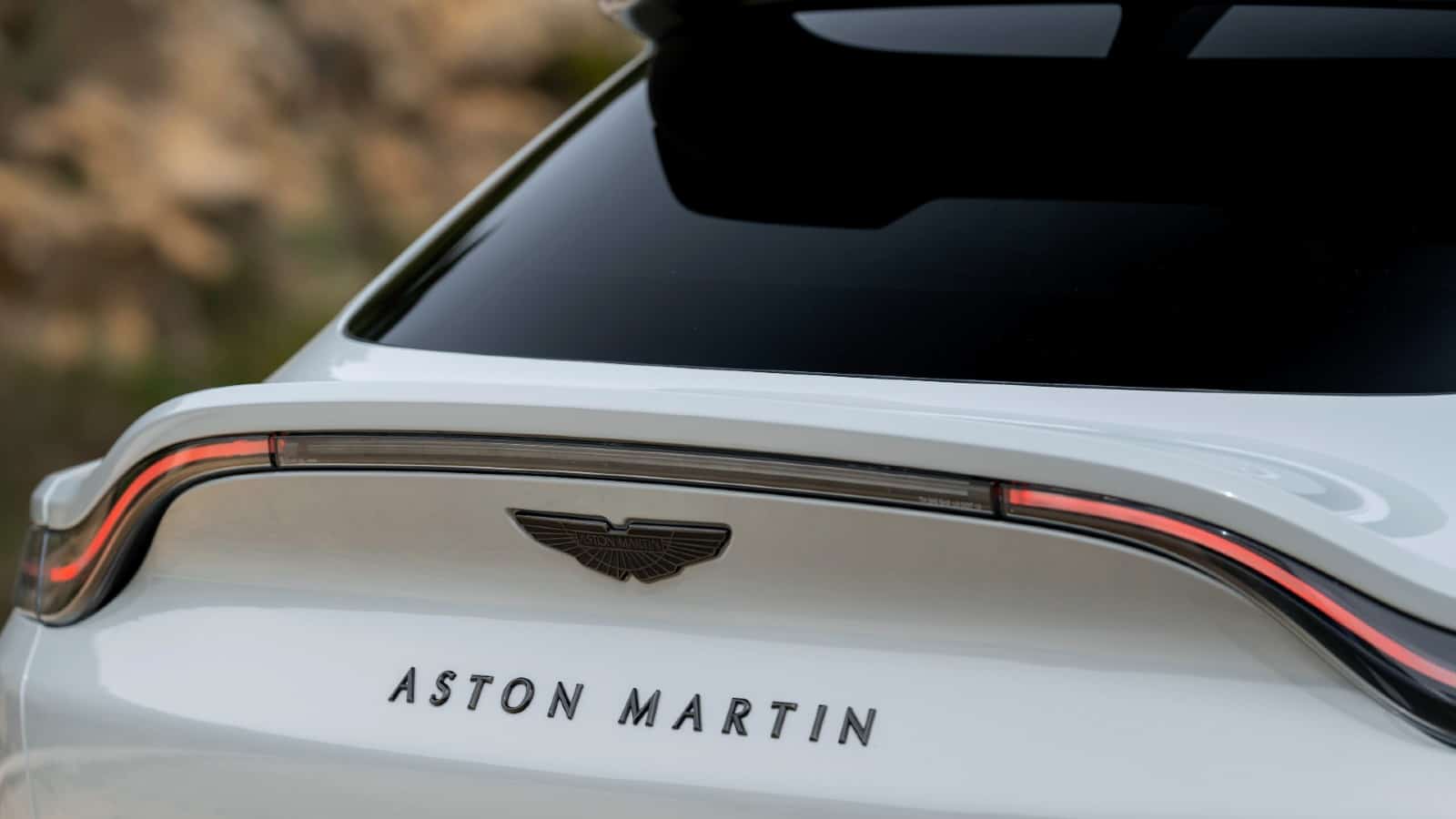 Aston Martin DBX - rear pic of trunk