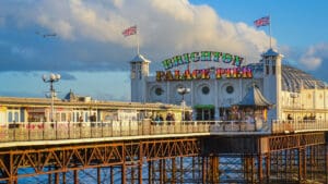 Brighton’s iconic Palace Pier has been put on the market after almost a decade under the ownership of serial entrepreneur Luke Johnson, underscoring the mounting pressure facing Britain’s leisure and hospitality businesses.