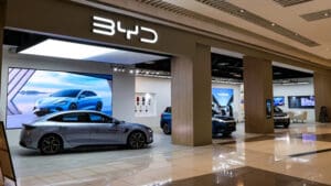 China’s electric vehicle champion BYD is on course to overtake Tesla as the world’s biggest seller of battery-electric cars, marking a symbolic shift in the global EV race.