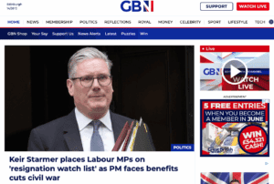 GB News has surged to become the UK’s fourth largest news brand, according to the newly released Reuters Institute Digital News Report 2025, marking a major milestone for the self-styled “People’s Channel”.